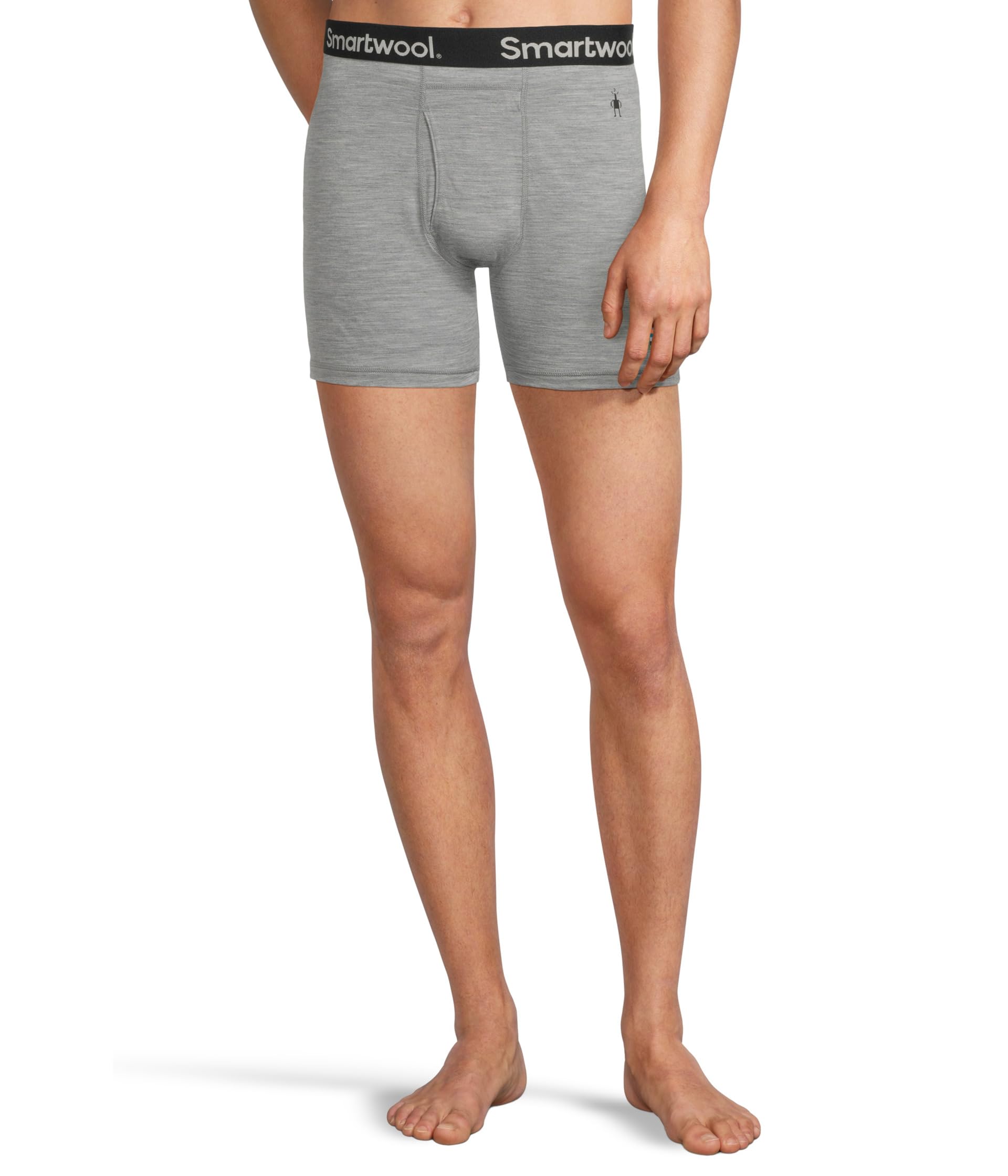 

Трусы-боксеры Smartwool Merino Boxer Brief, цвет Light Gray Heather