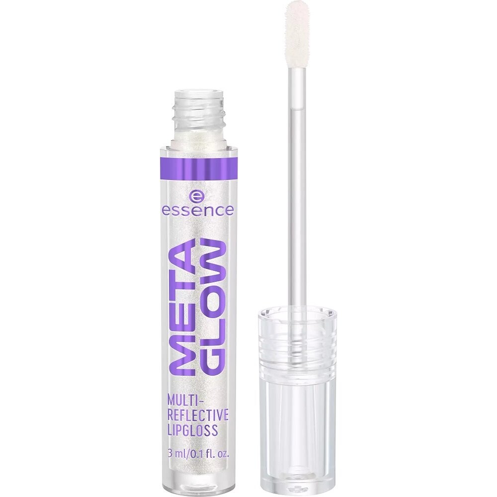 

Essence, Meta Glow Multi-Reflective Lipgloss, блеск для губ с переливающимся блеском 01 Cyber ​​Space, 3мл
