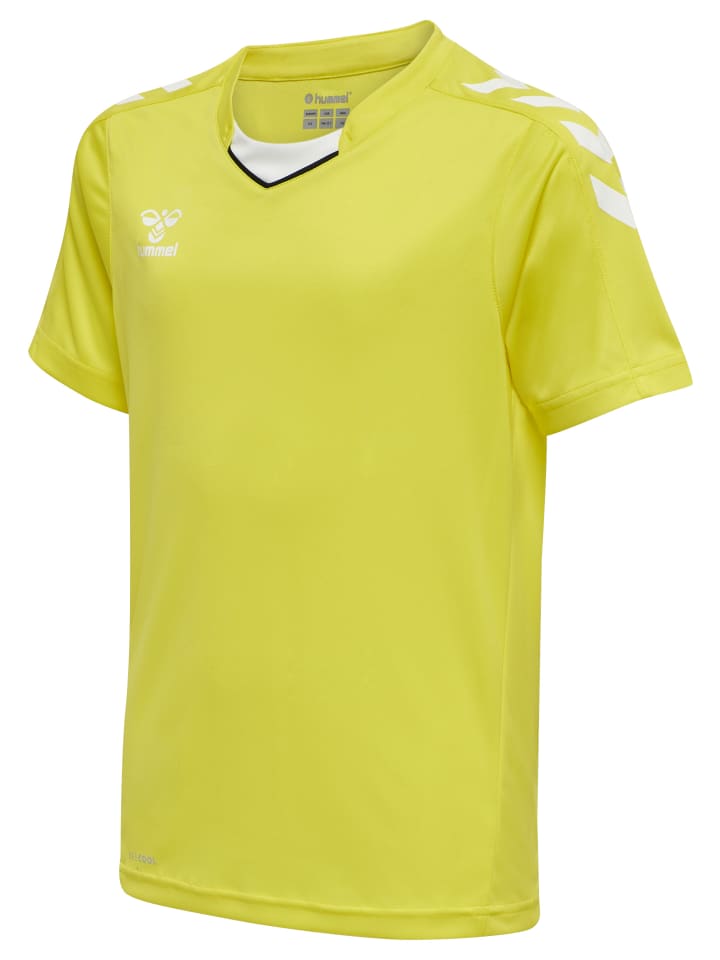 Hummel Футболка Hmlcore kids ярко-желтого цвета — фото 4