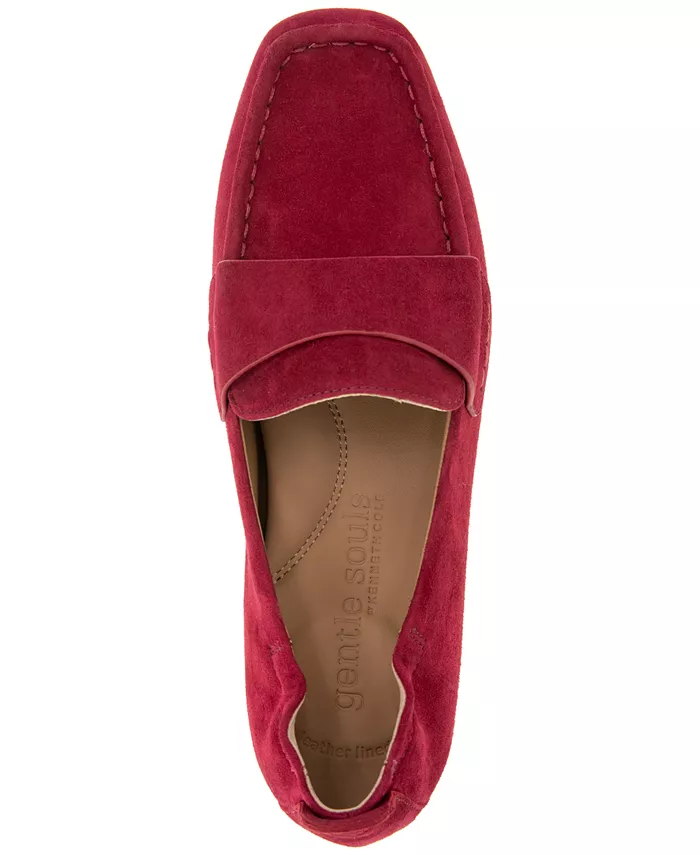 Женские туфли-лоферы Sophie Slip-On Flat Gentle Souls, красный — фото 4