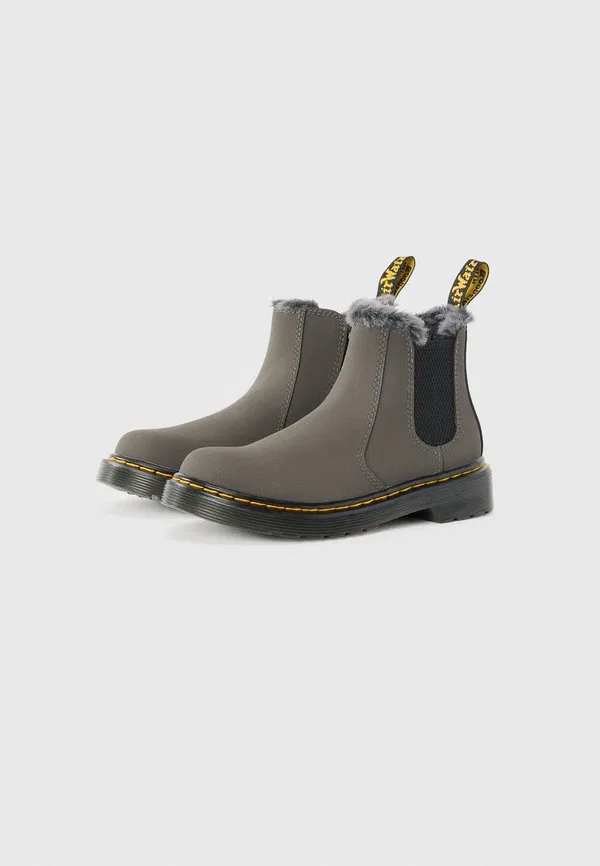 Зимние ботинки леонора Dr. Martens, Dark Grey — фото 2