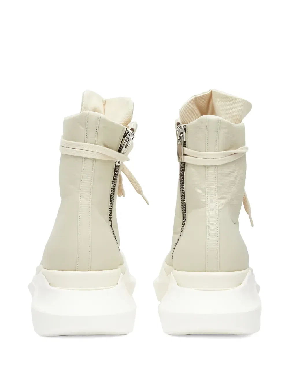 Абстрактные высокие кроссовки Rick Owens DRKSHDW, бежевый — фото 2
