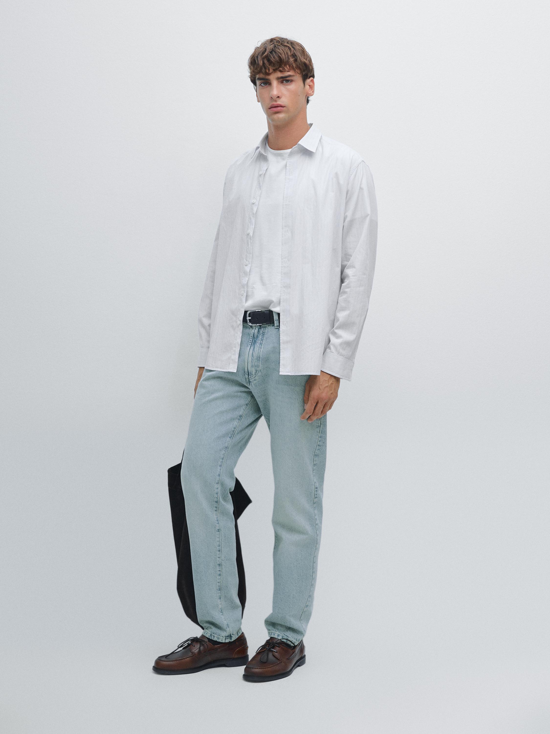 

Джинсы Slim Fit Massimo Dutti, светло-голубой