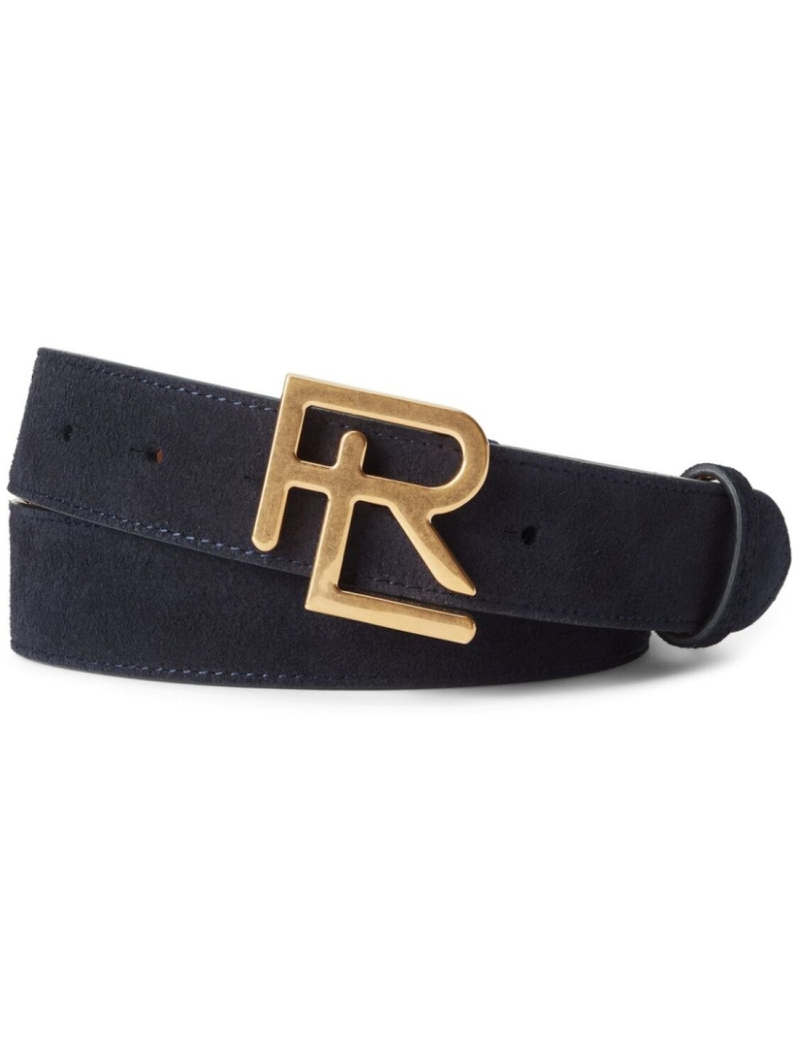 

Ralph Lauren Purple Label ремень с пряжкой-логотипом, синий