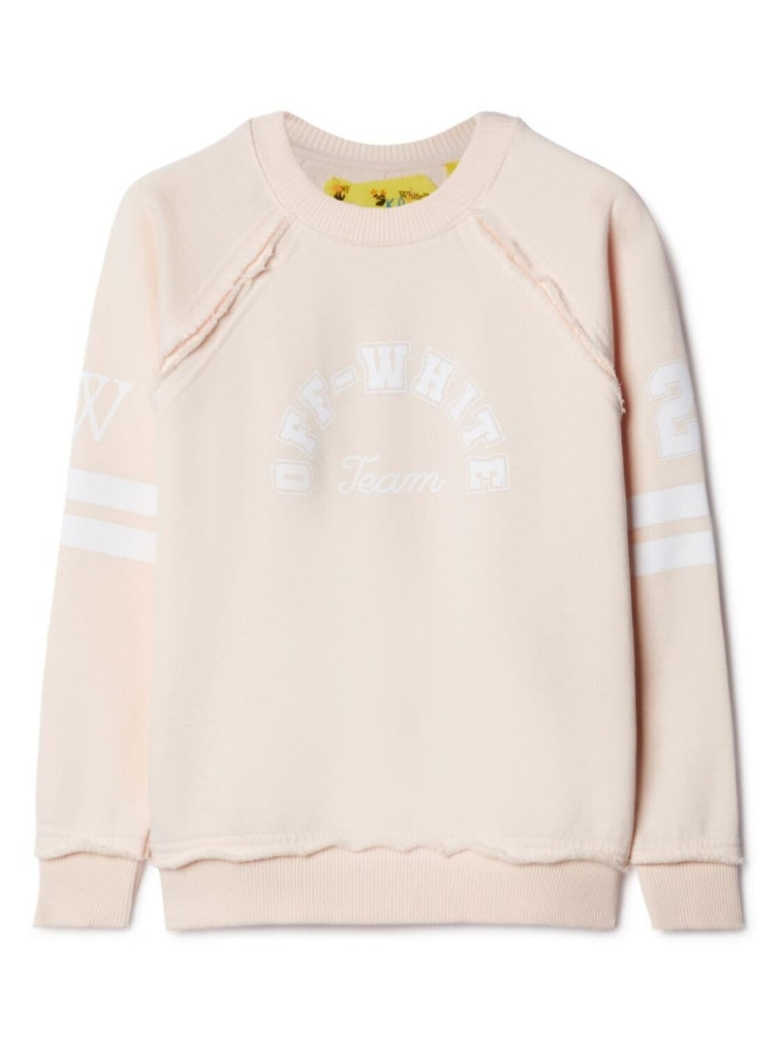

Off-White Kids толстовка Team 23, розовый