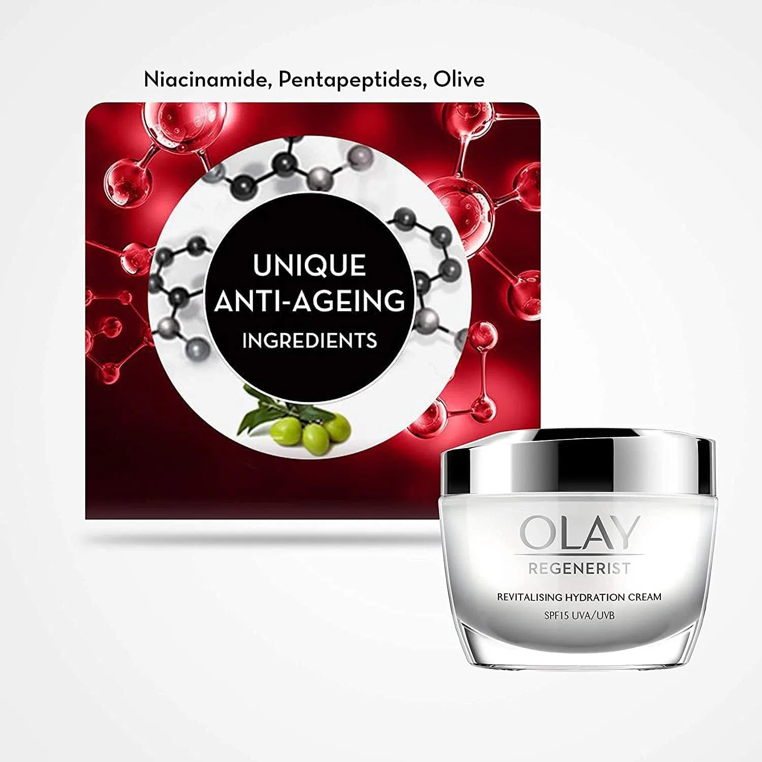 Крем для лица SPF OLAY Дневной Regenerist Advanced Anti-Aging Revitalising Hydration — фото 4