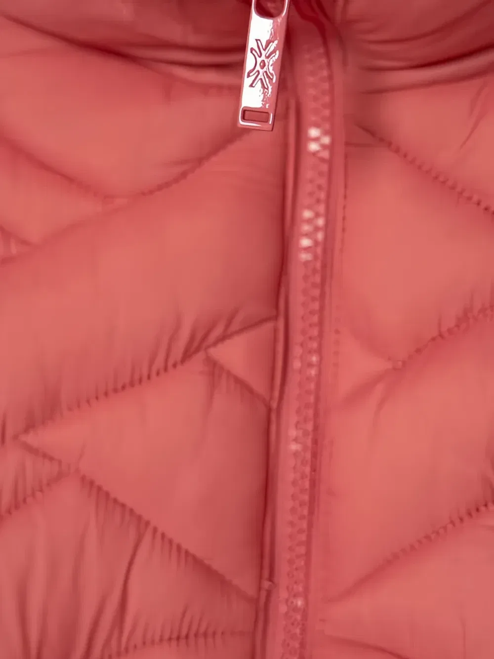 Стеганая куртка с капюшоном Benetton, оранжевый — фото 3