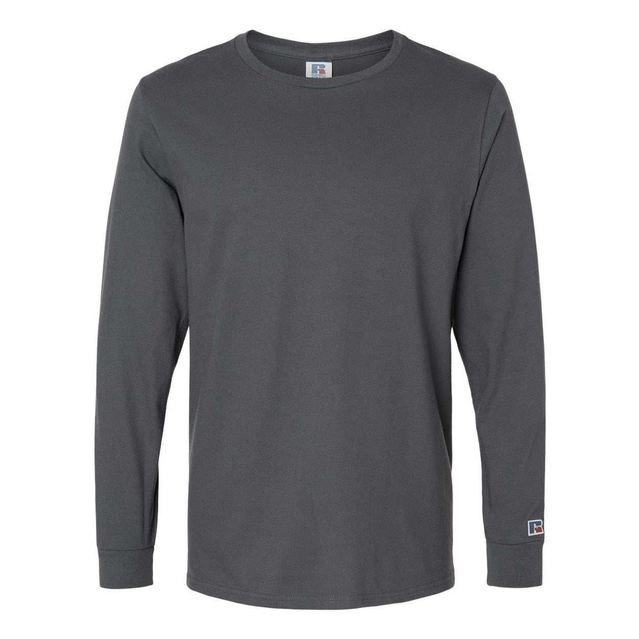

Футболка Russell Athletic Combed Ringspun с длинным рукавом, серый