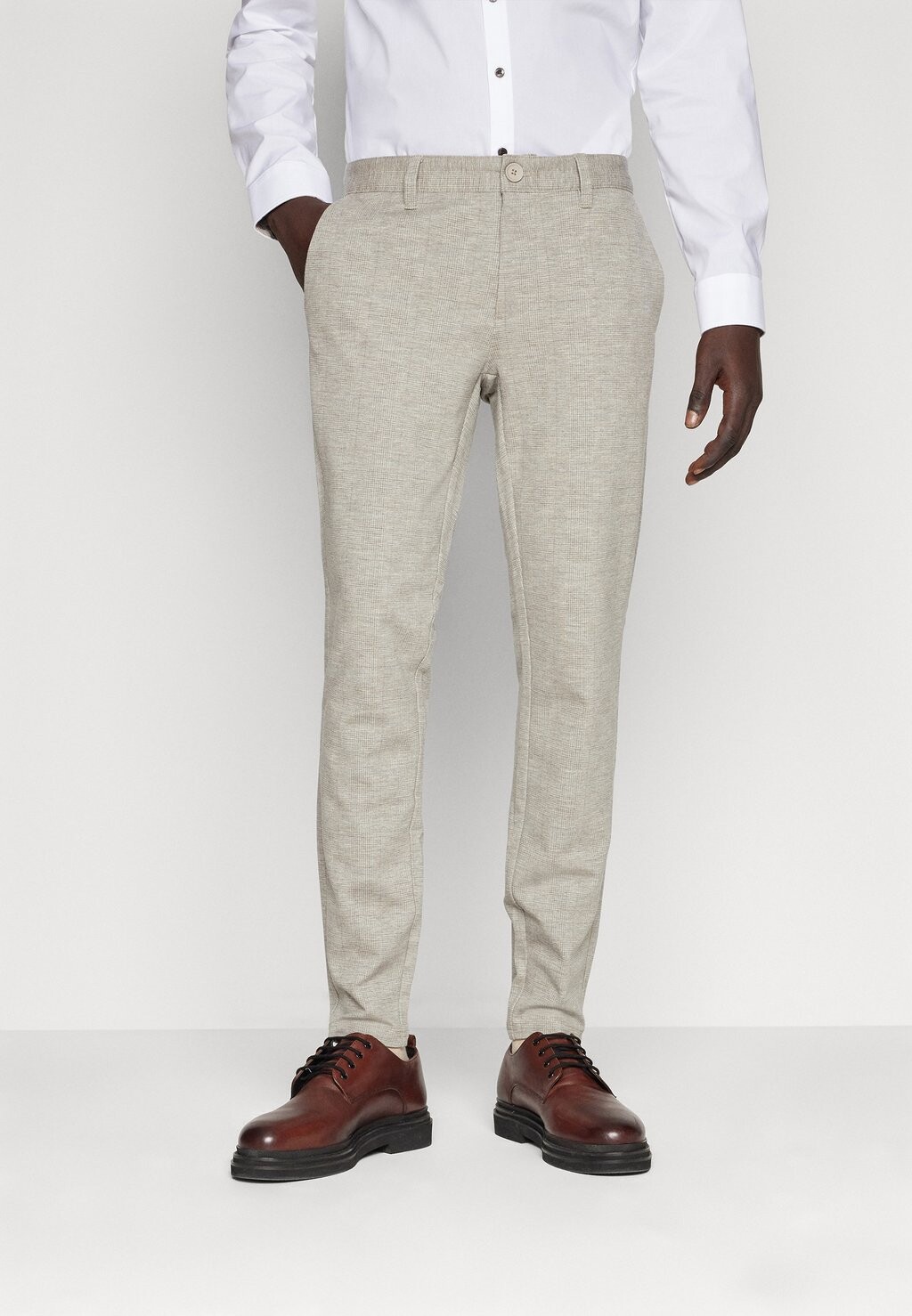 

Брюки Onsmark Tap Check Pant Only & Sons, цвет chinchilla