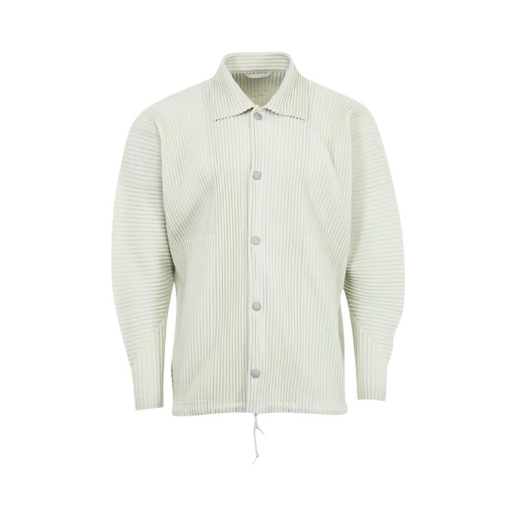 

Рубашка Issey Miyake MC March Shirt 'Frosty Grey', серый