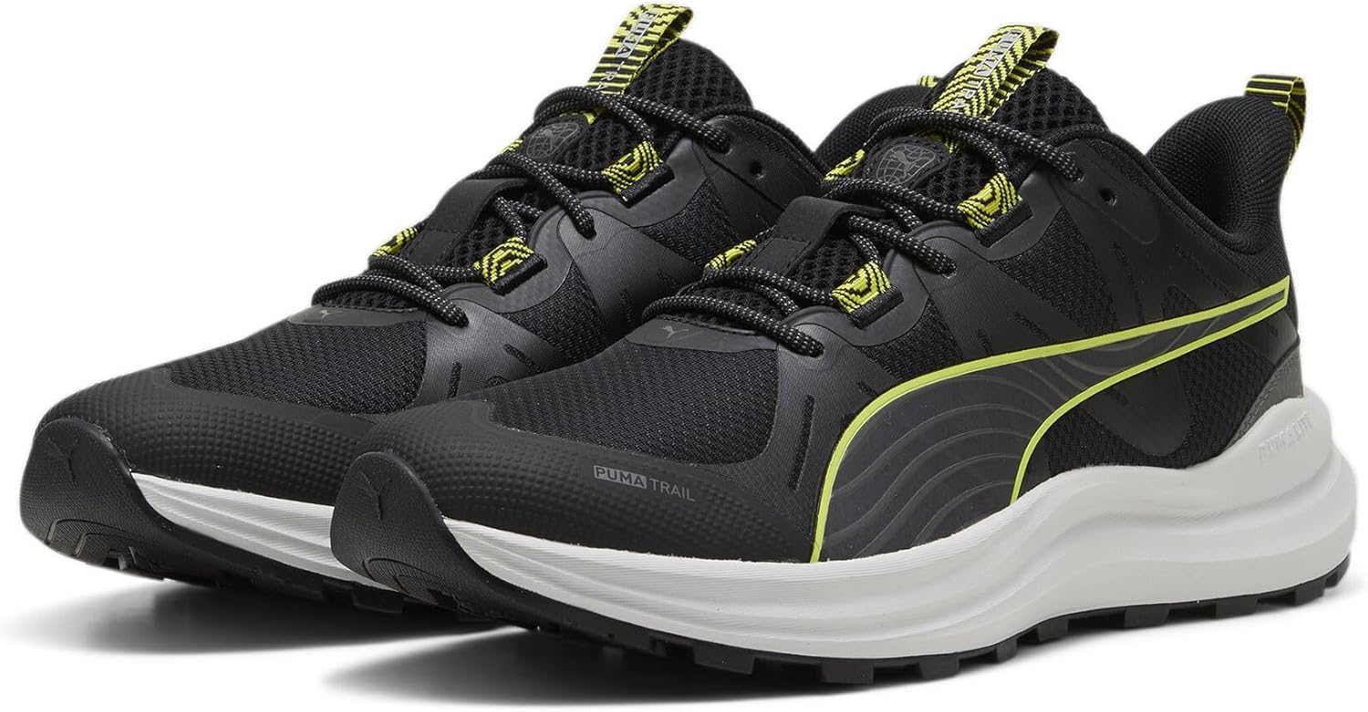 Мужские кроссовки Puma Reflect Lite Trail, черный/серый/темно-серый — фото 2