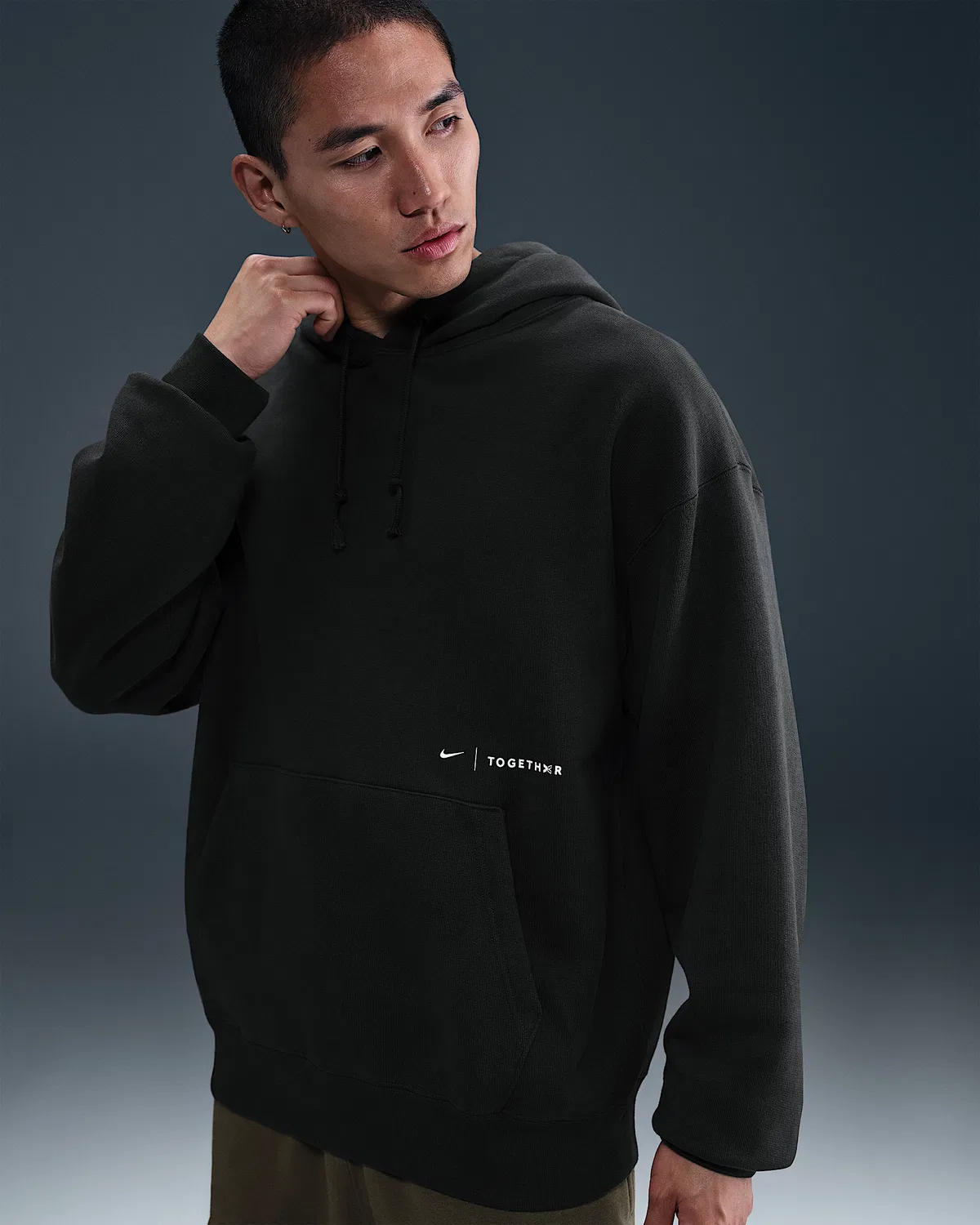 Nike by TOGETHXR Pullover Hoodie Everyone Watches Women's Sports™, Off Noir/White — фото 3