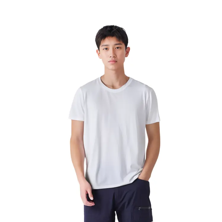 Футболка Uniqlo AIRism Mesh белая — фото 3