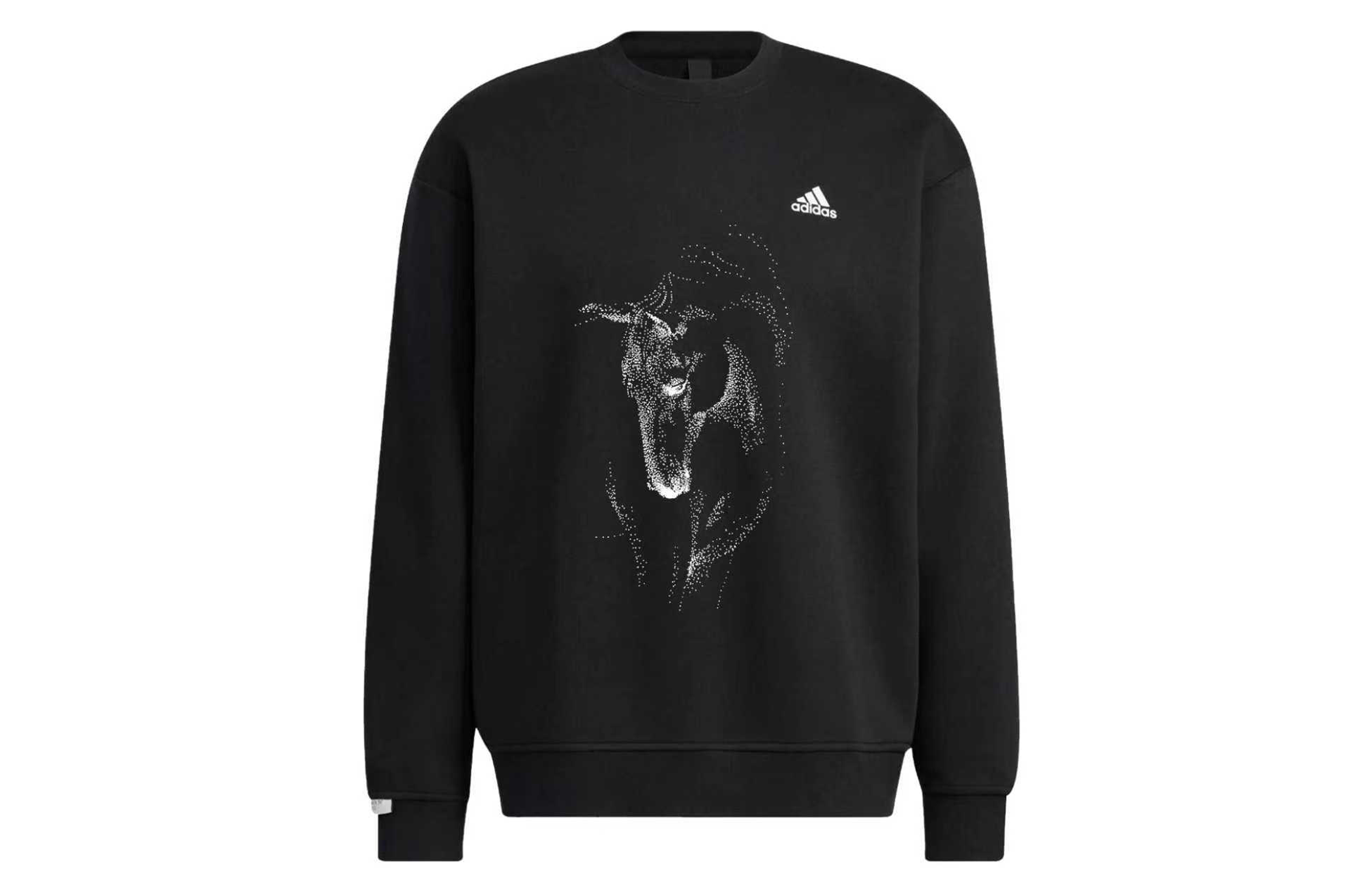

Adidas Свитшот LABEL Unisex Black Crew Neck Moderate Regular, Черный, Adidas Свитшот LABEL Unisex Black Crew Neck Moderate Regular