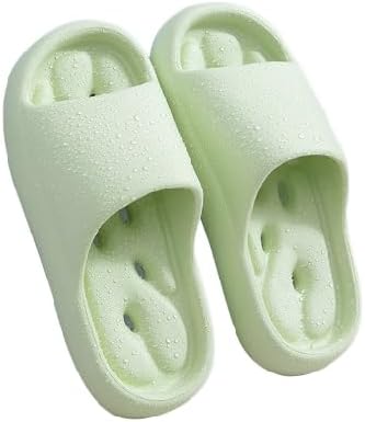 

Тапочки BYDZKJ для женщин и мужчин, шлепанцы для душа с дренажными отверстиями, быстросохнущие тапочки для ванной, спортивные тапочки, мягкая подошва, открытый носок, домашние тапочки, зеленый