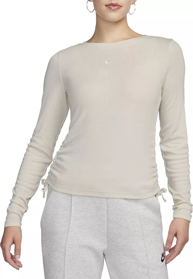 

Женский укороченный топ с длинными рукавами в рубчик Nike Sportswear Mod