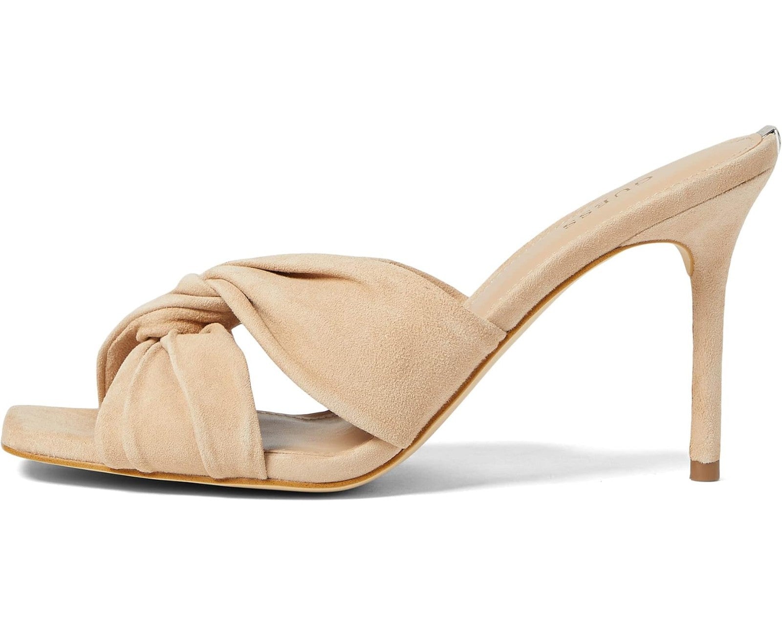 Guess Daiva GWDAIVA2 Sandals Womens  Tan Knotted Suede Slip-On Mule JOBB1372, коричневый — фото 3