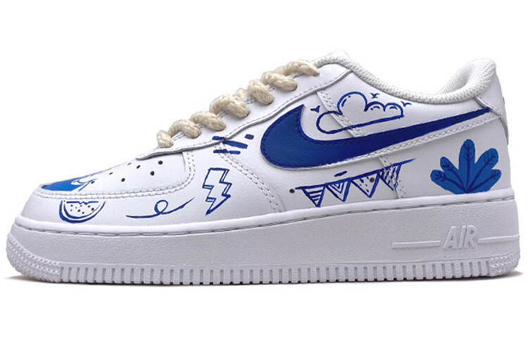 

Кроссовки Nike Air Force 1, синий/белый