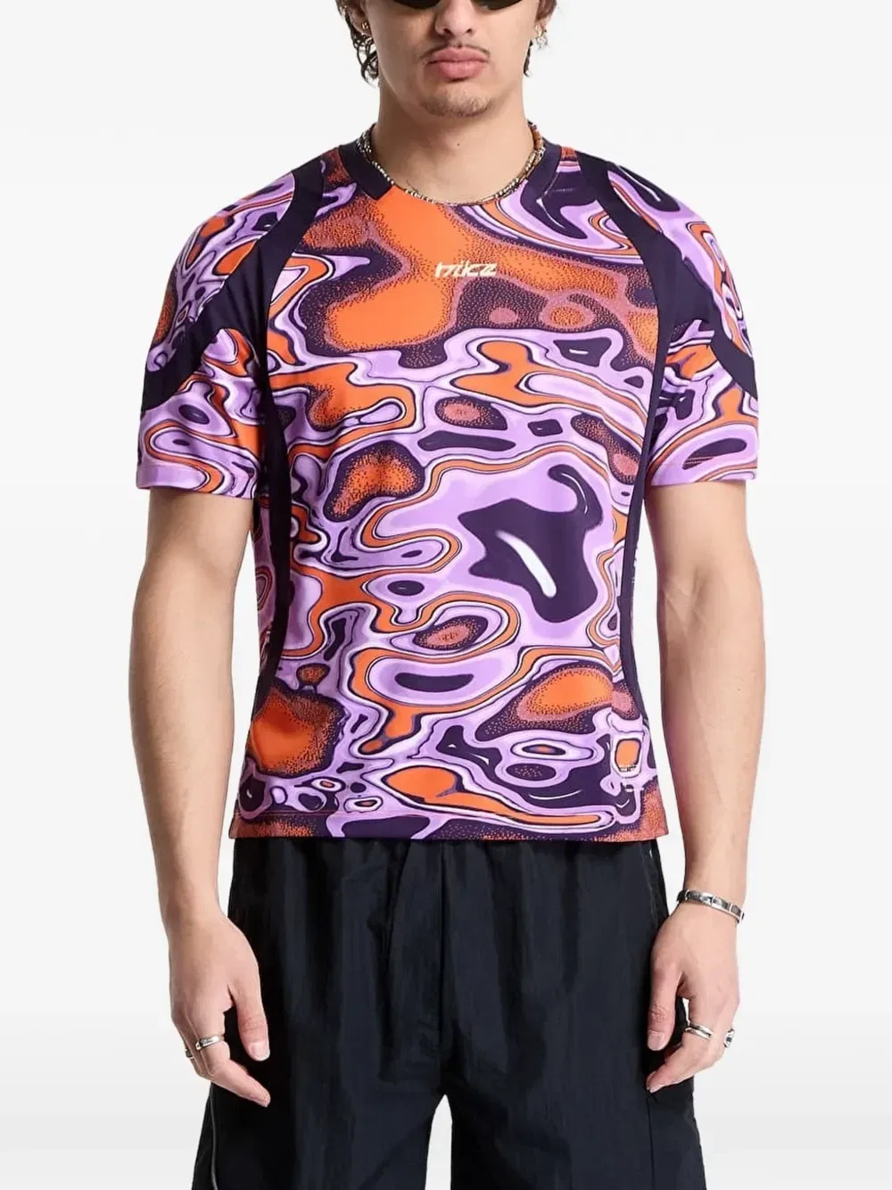 Футболка с круглым вырезом Project F.R.O.G Liquify Nike, фиолетовый