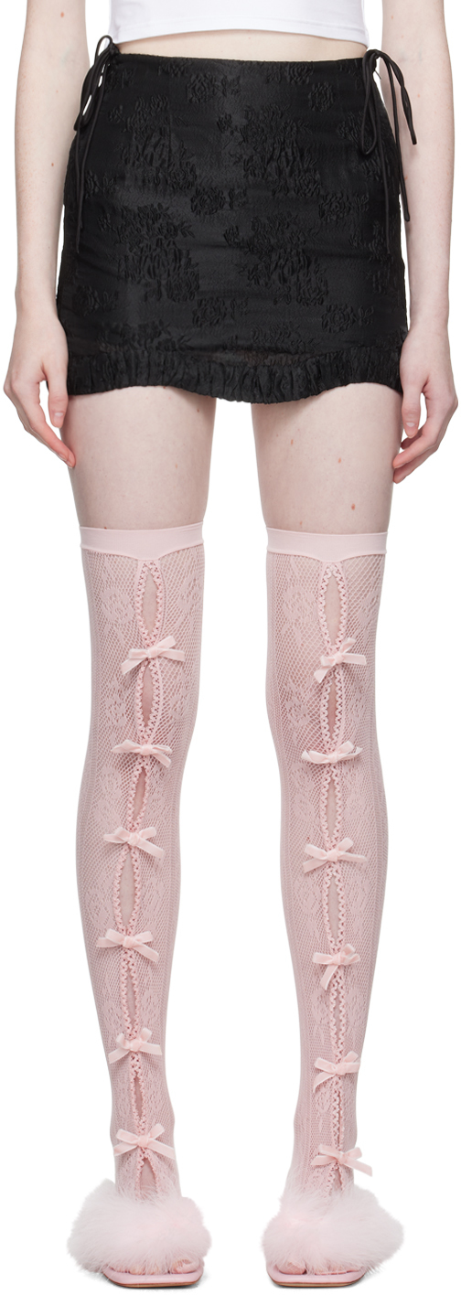 

Эксклюзивная мини-юбка SSENSE Nφdress, черный