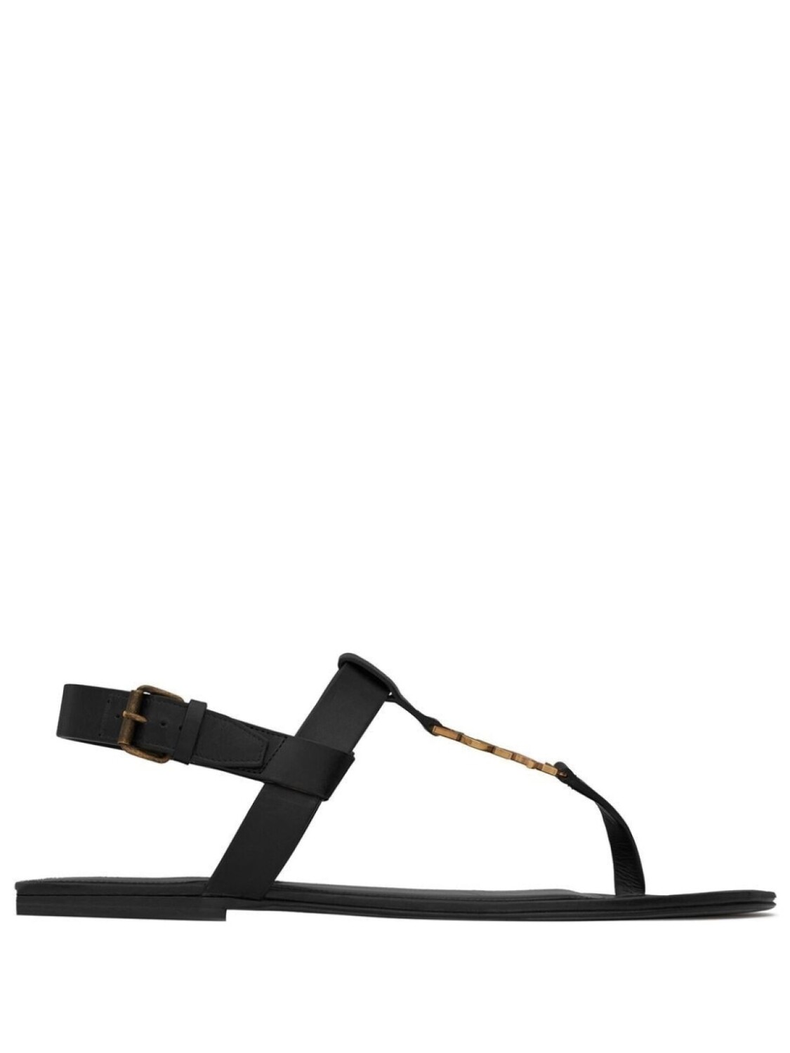 

Saint Laurent сандалии Cassandre с пряжками, черный