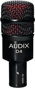 

Динамический микрофон Audix D4 Hypercardioid Dynamic Drum / Instrument Microphone