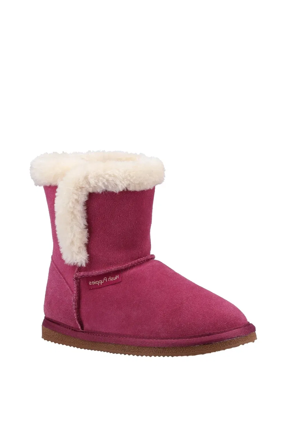 Тапочки-сапожки на меху Hush Puppies, розовый