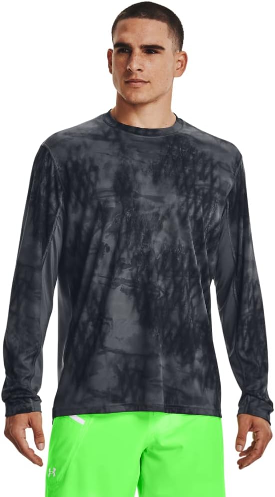 

Мужская камуфляжная футболка Under Armour Iso-chill Shore Break, Pitch Gray (013)/Mississippi