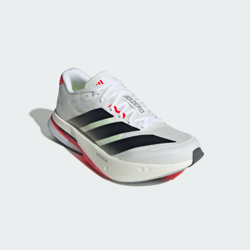 Кроссовки Adidas Adizero Boston 13 Shoes, цвет Cloud White/Core Black/Lucid Red — фото 4