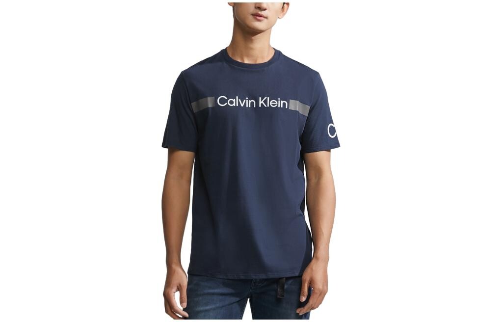 

Мужская футболка Calvin Klein, цвет CEF - navy blue