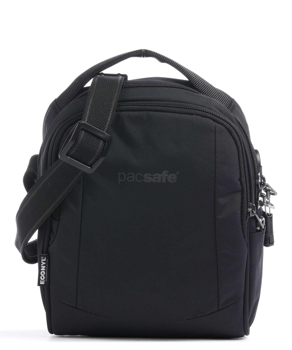 

Сумка через плечо LS 100 Эконил нейлон Pacsafe, черный
