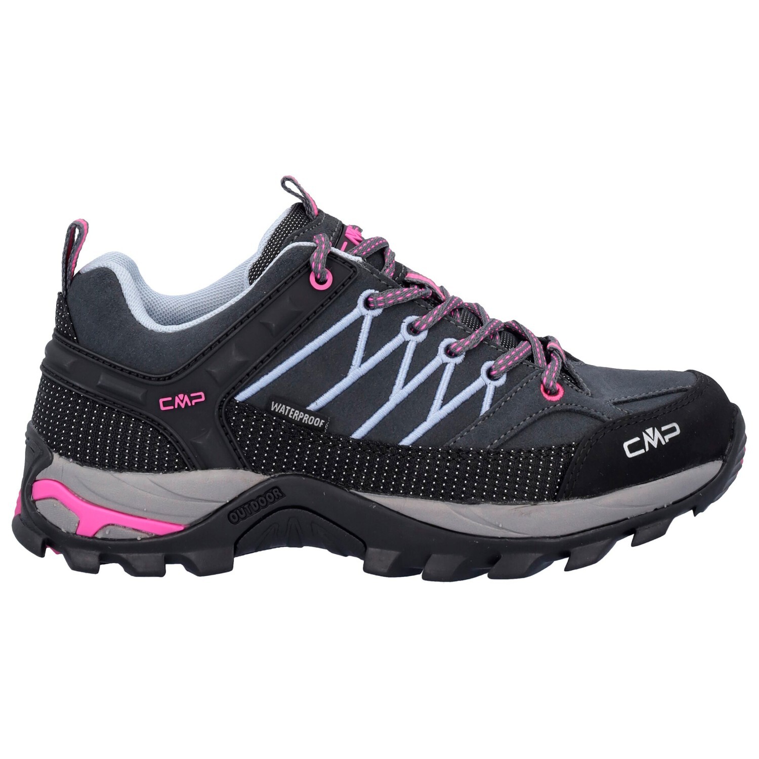 

Мультиспортивная обувь Cmp Rigel Low Trekking Shoes Waterproof, цвет Titanio/Skyway