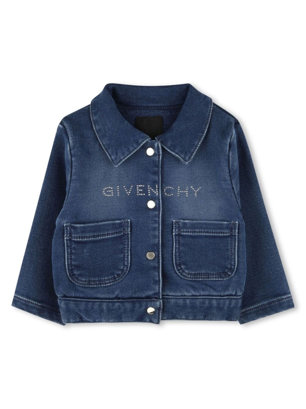 

Givenchy Kids джинсовый кардиган, синий