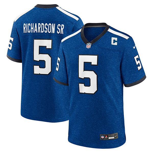 

Мужская футболка Anthony Richardson Sr Royal Indianapolis Colts Alternate Indiana Nights Nike
