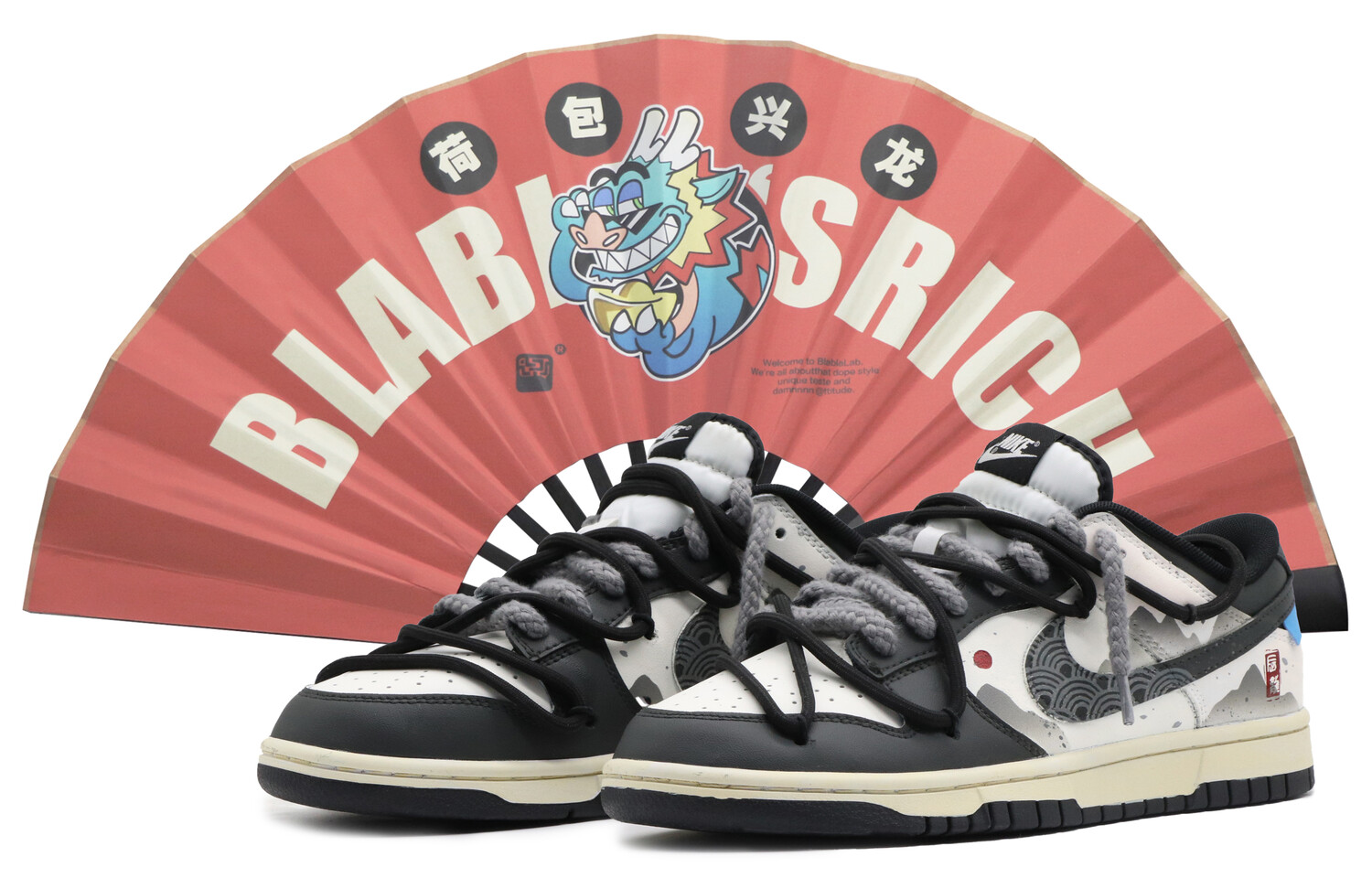 

Мужские кроссовки для скейтбординга Nike Dunk, черный/белый