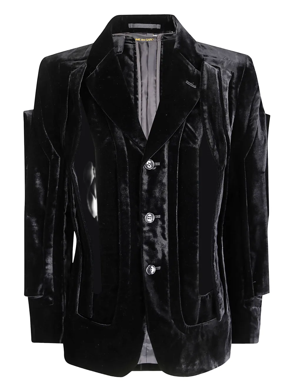 

Пиджак на пуговицах Comme Des Garcons, черный