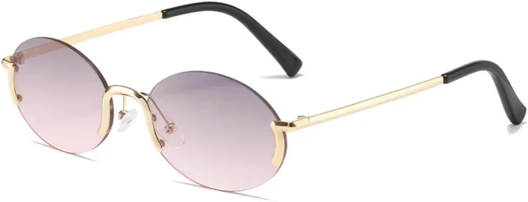 

Солнцезащитные очки с защитой UV400 | Металлические петли, градиентные линзы | Для женщин и мужчин, для занятий спортом на открытом воздухе и вождения DSVIGF, Light Gray