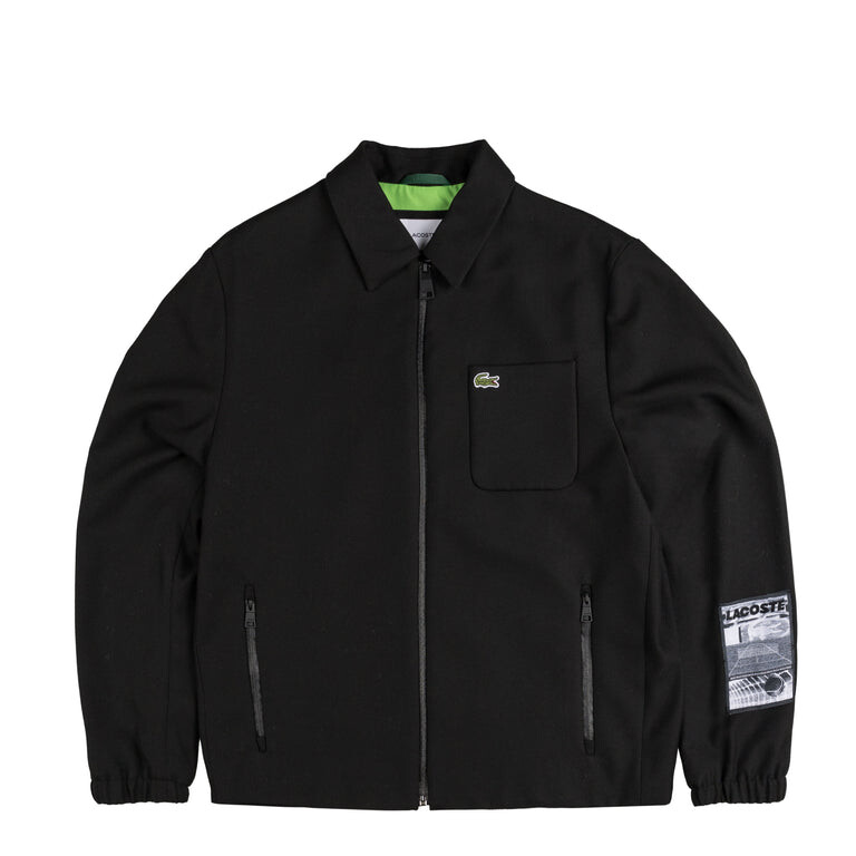 

Куртка contrast lined track jacket Lacoste, черный