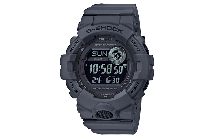 

CASIO Часы Men G-SQUAD Series Black Watch GBD-800UC-8, Dark Gray Watch Dial