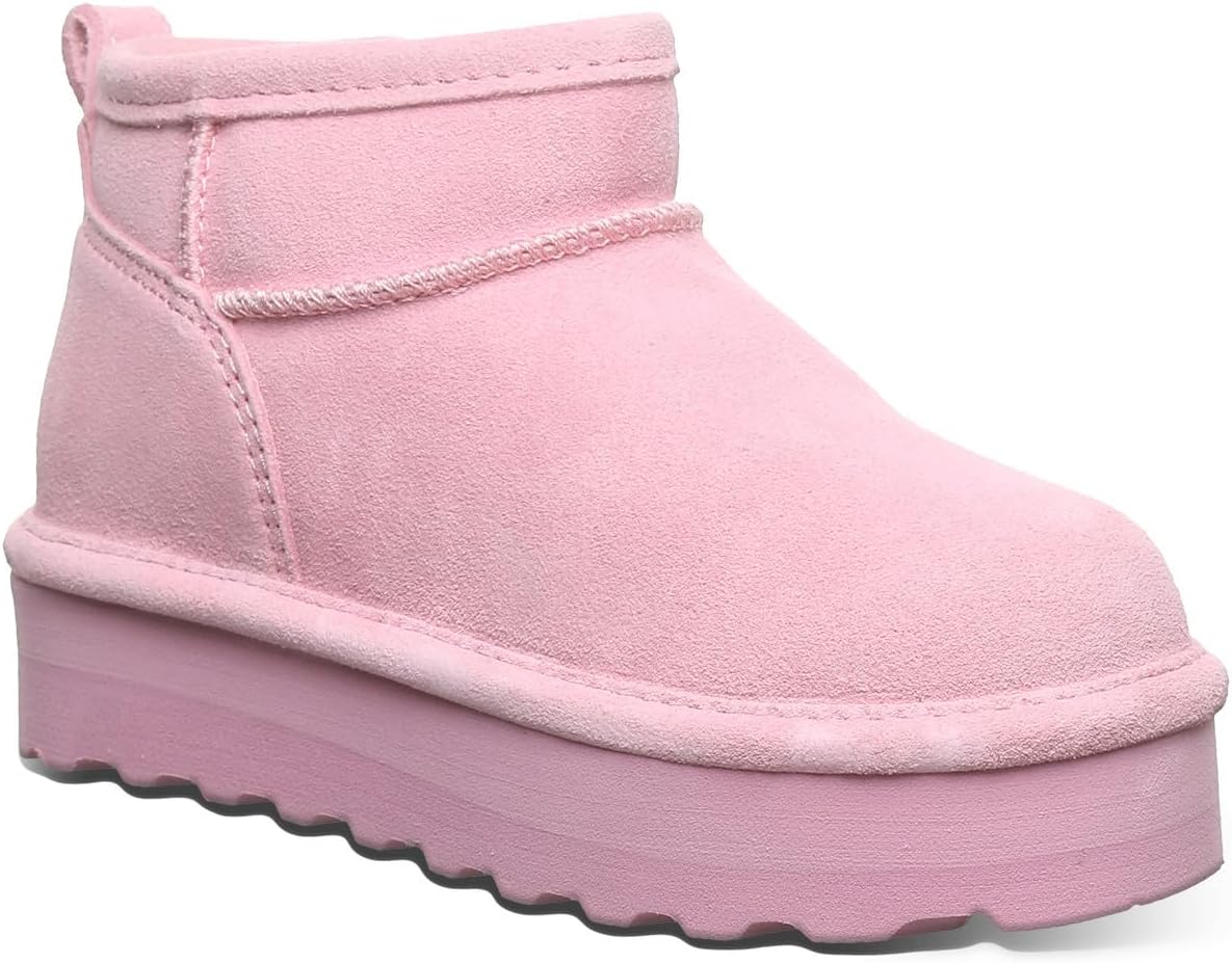 

BEARPAW Унисекс-Детские Ретро Короткие Ботинки до Щиколотки (Маленький и Большой Ребенок), Prism Pink