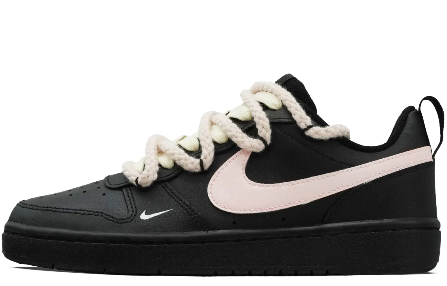 

Кроссовки Nike Court Borough Skateboard Shoes Women's Low-Top Pink, Черный, Кроссовки Nike Court Borough Skateboard Shoes Women's Low-Top Pink