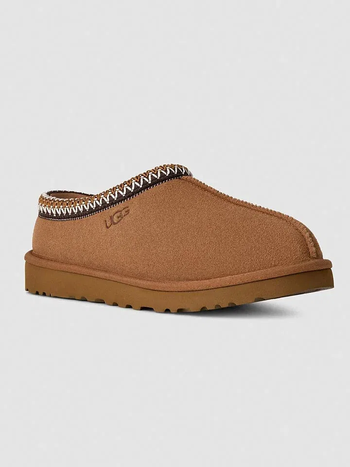 Домашние тапочки с мехом, UGG, светло-коричневый — фото 2