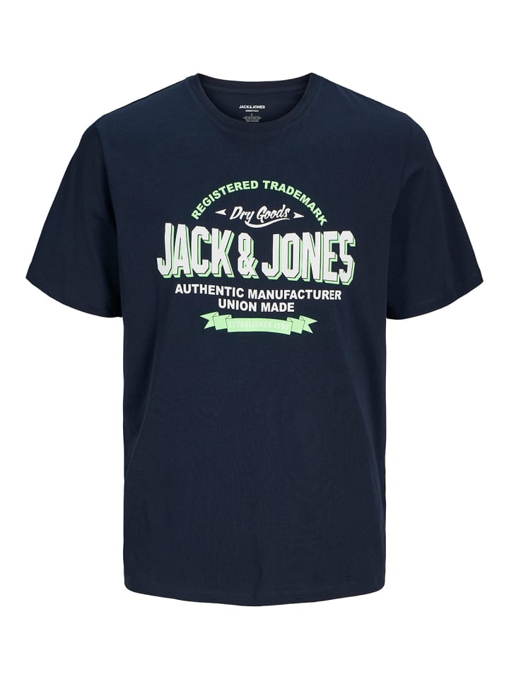 

Футболка Jack & Jones T-Shirt 'JJELOGO TEE' Marineblau