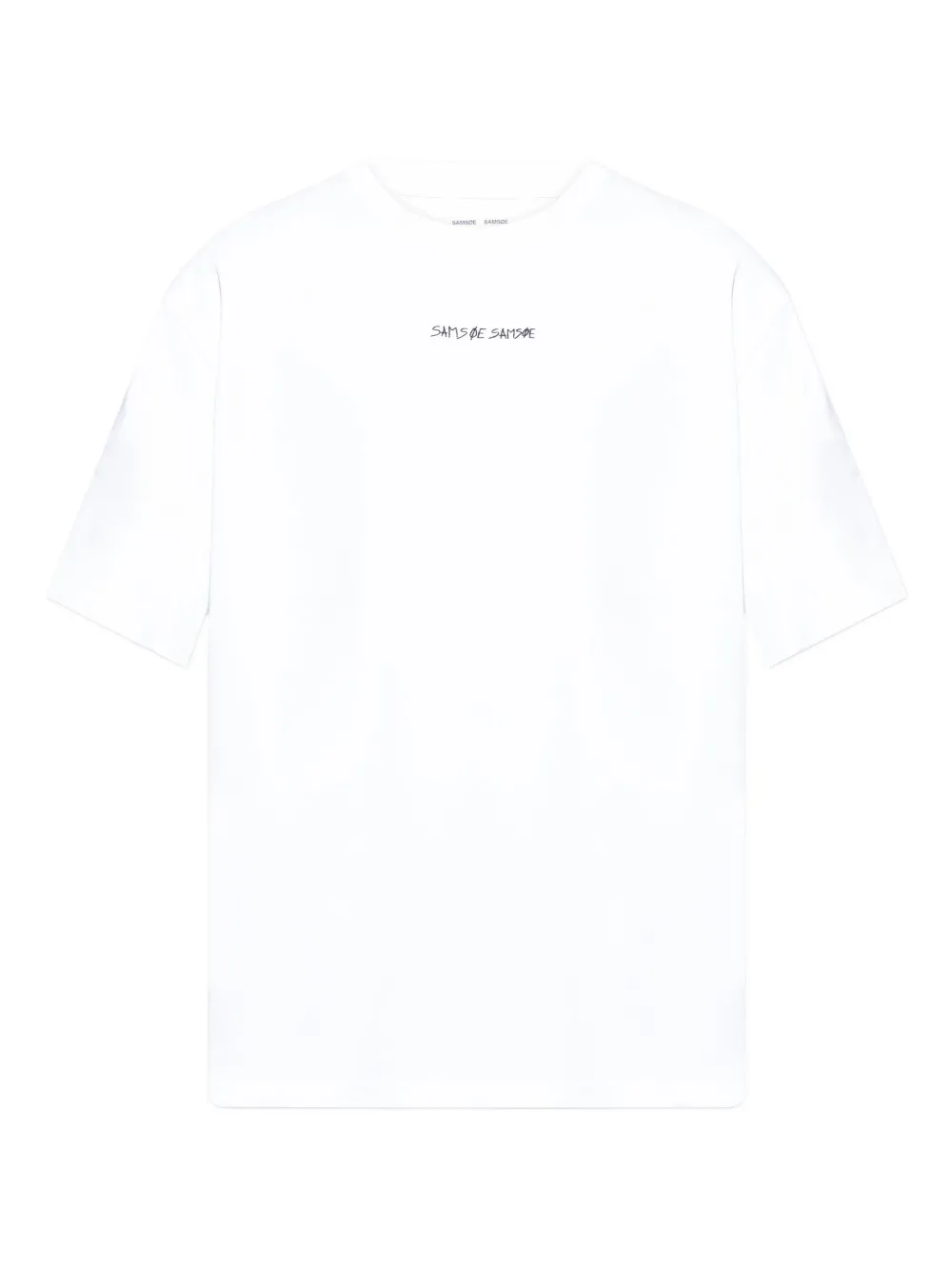 

Футболка с графичным принтом Samsoe Samsoe, белый