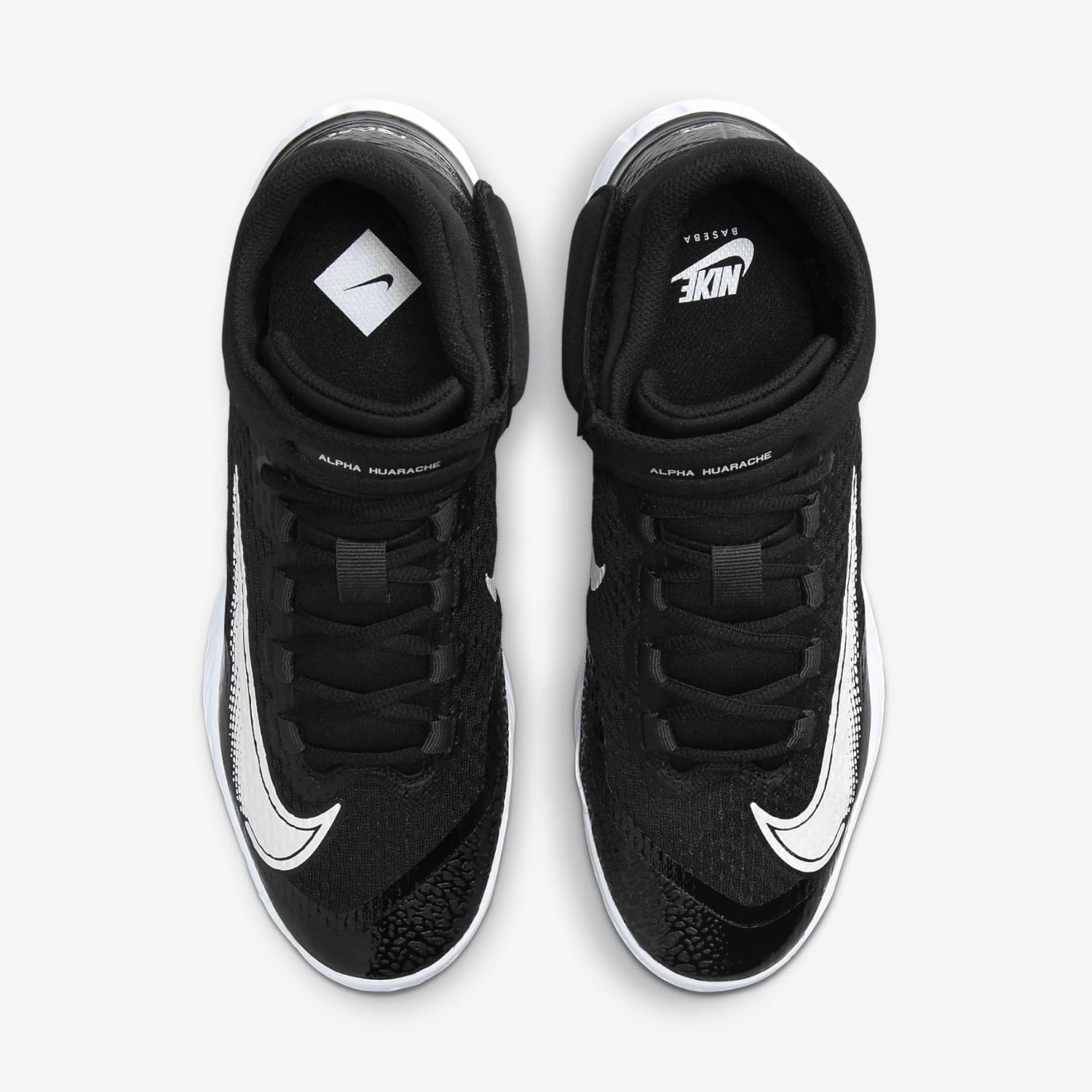Бейсбольные бутсы Elite 4 Mid Metal от Nike - Alpha Huarache, Black — фото 4