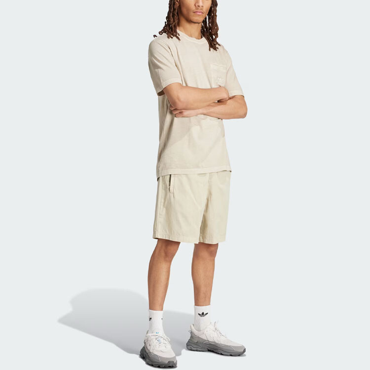 Мужские повседневные шорты Adidas Originals, серый — фото 4