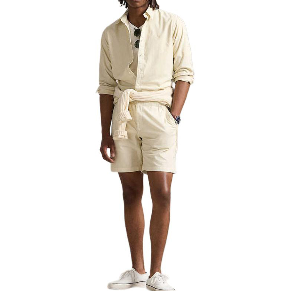 Polo Ralph Lauren Рубашка SS25 мужская натуральный бежевый — фото 3