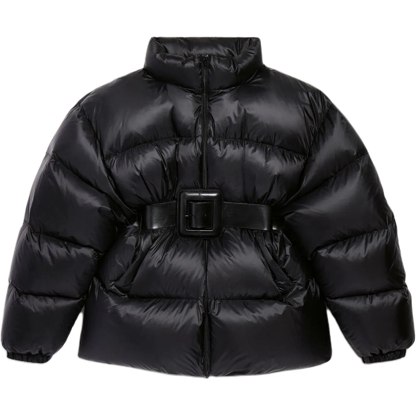 Куртка Hourglass с поясом Balenciaga, Black