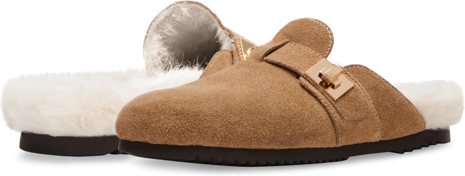 

Сабо Steve Madden Money, цвет Taupe Suede Fur