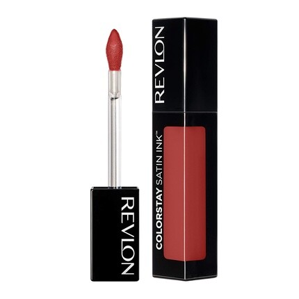 

Жидкая губная помада Revlon ColorStay Satin Ink Longwear Насыщенные цвета губ с маслом семян черной смородины 0,17 жидких унций 013 Holy Pumpkin